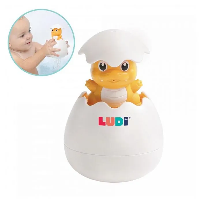 Jouet de Bain pour Bébé - LUDI - Œuf de Bain Magique - Blanc - À Partir de 10 Mois-2