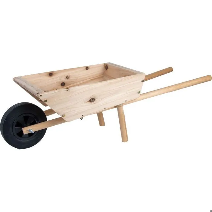 Brouette en bois pour enfant-2