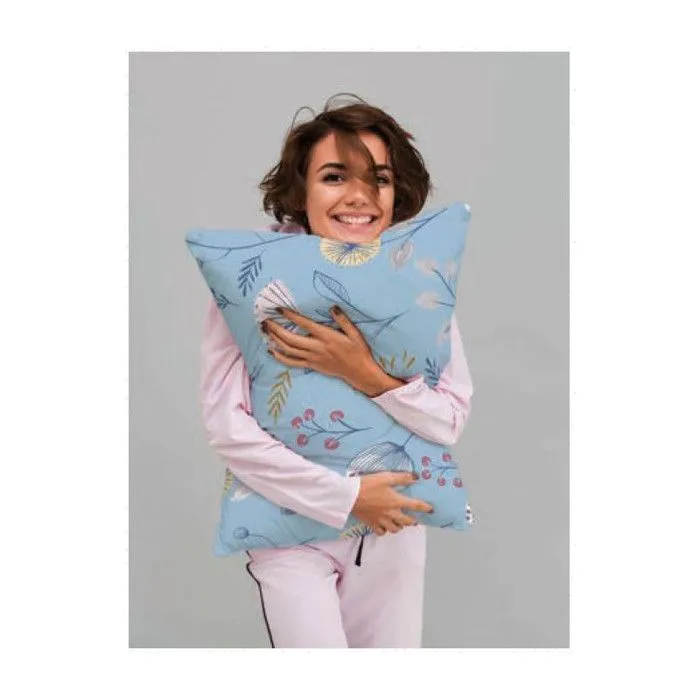 Parure de couette Olia 100% Coton / 57 Fils/cm² - Olia Blush - Parure de couette 260 x 240 cm + 2 Taies d'oreill-2