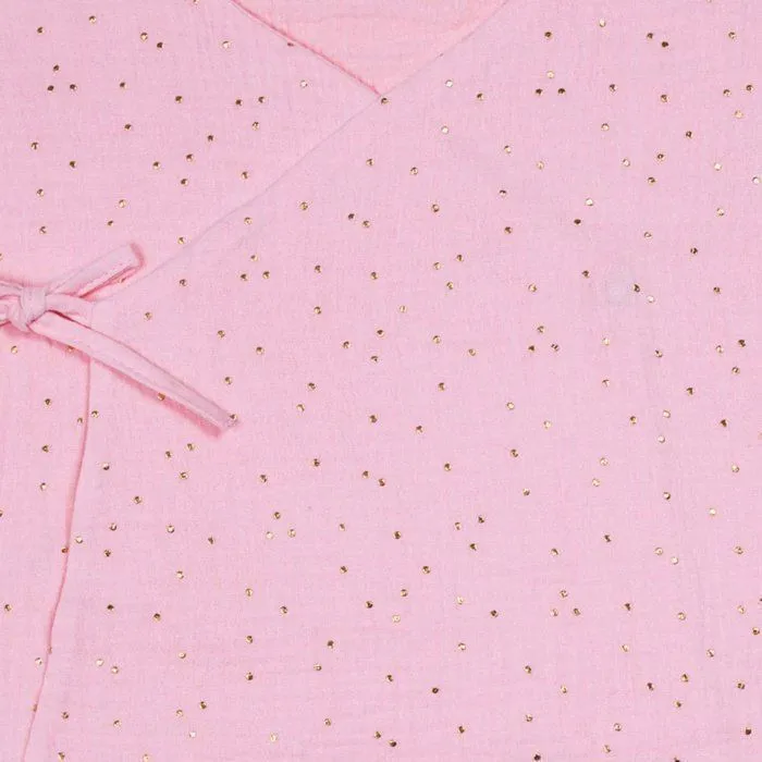 Gigoteuse d'été légère en double gaze de coton uni - SEVIRA KIDS - Corail - 0-6 m - Kimono original-1