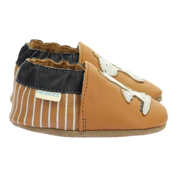 Pantoufles et chaussons - ROBEEZ - Fille - Cuir - Confortables - Multicolores-0