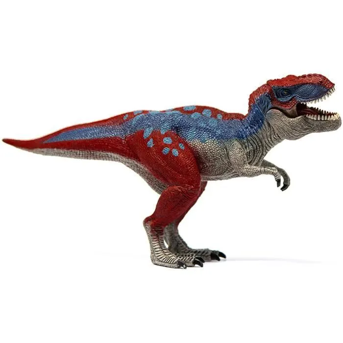 Figurine Tyrannosaure Rex bleu, Schleich 72155 Dinosaurs, Taille 28 cm, Dès 3 ans-3