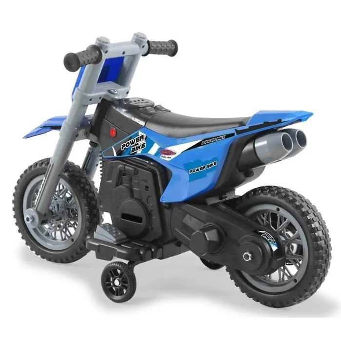 Véhicule électrique pour enfant - JAMARA - RIDE-ON MOTO POWER BIKE BLU 6V - Mixte - 18 mois - Bleu-3
