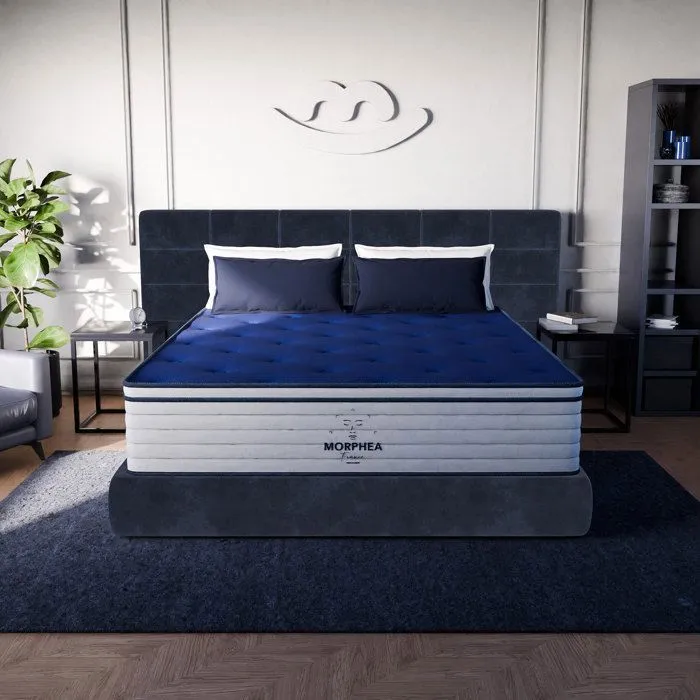 Matelas hybride luxe 120x190 cm epaisseur 30 cm VICTORIA élu produit de l'année 2025 - Mousse à mémoire forme & Ressorts Ensachés --0