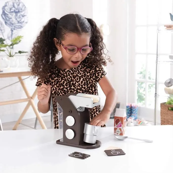 Dinette ensemble machine à café KIDKRAFT - espresso - Set Café - A partir de 3 ans-7