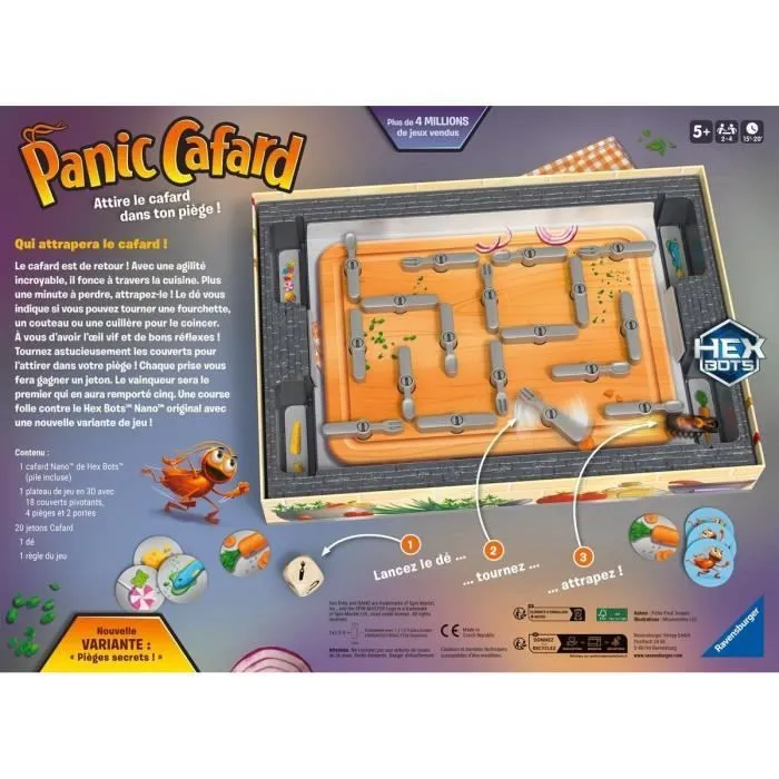 Panic Cafard, Jeu Société Enfants, Dès 5 Ans, Ravensburger-2
