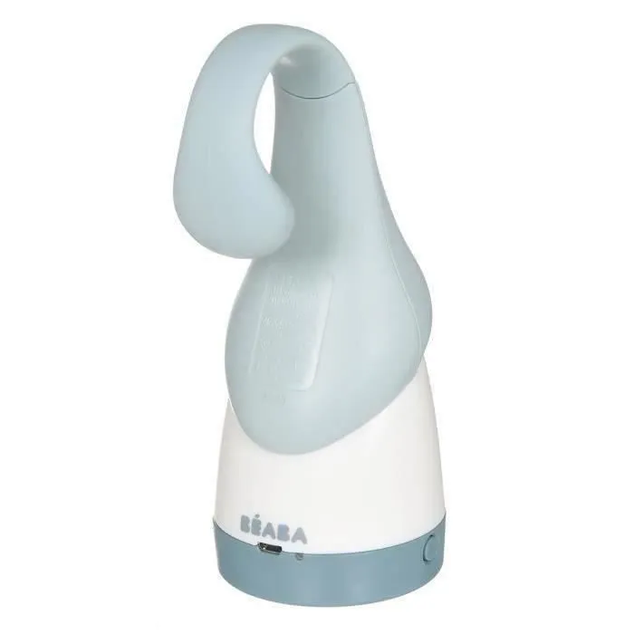 BEABA Veilleuse et lampe torche 2 en 1, nomade, rechargeable USB, longue autonomie 90h, Bleu perle-6