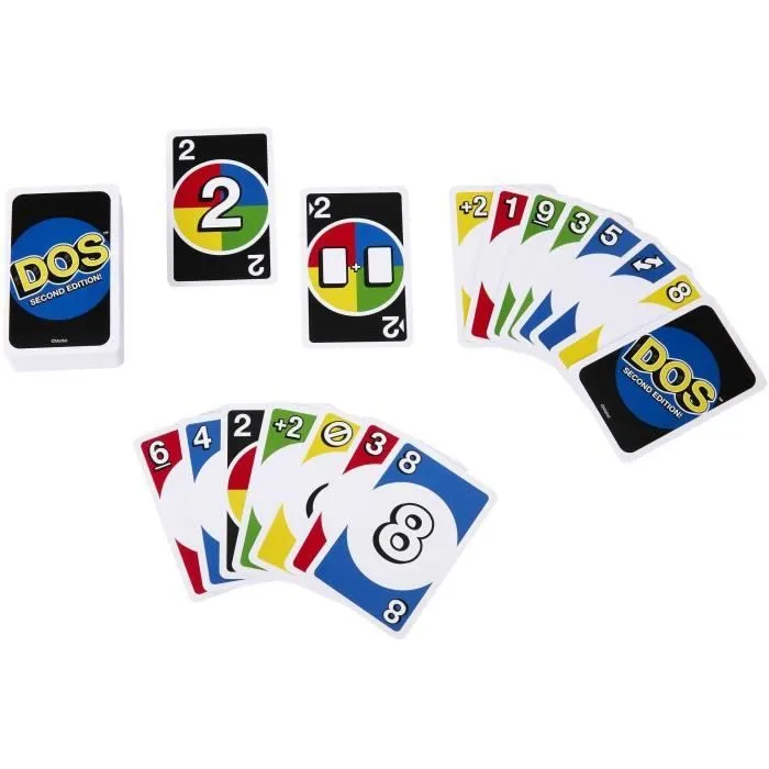 Mattel Games - DOS-Seconde Édition - Jeu de cartes-4
