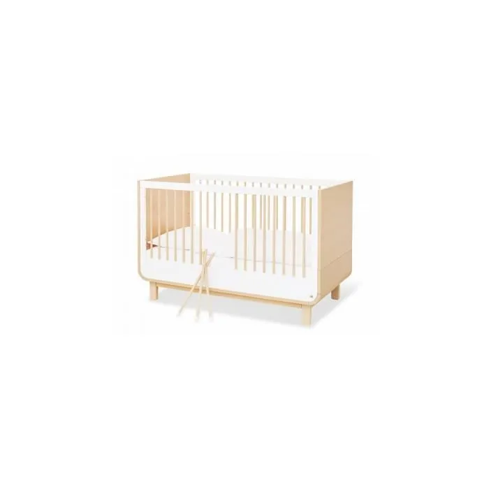 Ensemble Economique Round large 2 pièces - Pinolino - 090043B - Lit de bébé évolutif commode à langer large-0