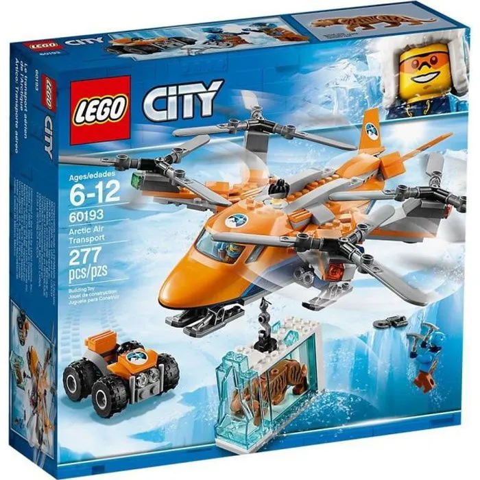 LEGO® City 60193 L'Hélicoptère Arctique - Jeu de Construction-0