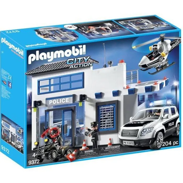 PLAYMOBIL 9372 - City Action - Poste de Police-0