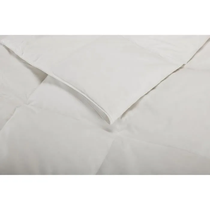 Pikolin Home - Couette naturelle en plumes d'oies 92%, housse en 100% coton percale, 250g/m². 220x240cm-Lit 150/160.-2