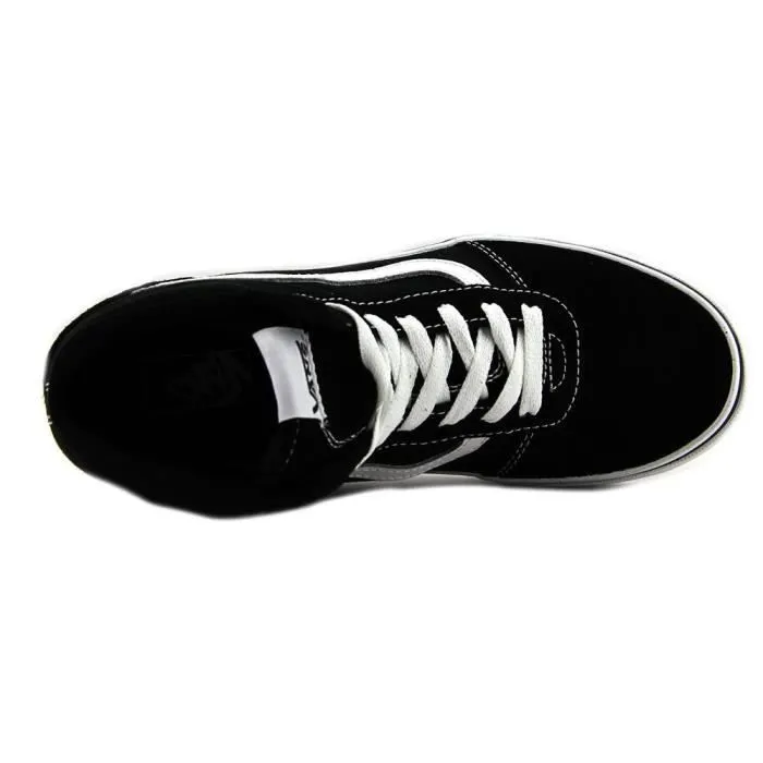 Chaussure de Basket Enfant - VANS - Ward Hi - Noir - Daim-Nubuck - Lacets-3