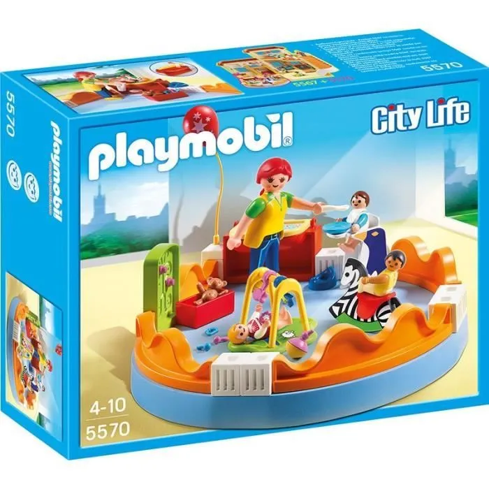 PLAYMOBIL 5570 - City Life - Espace Crèche avec Bébés-0
