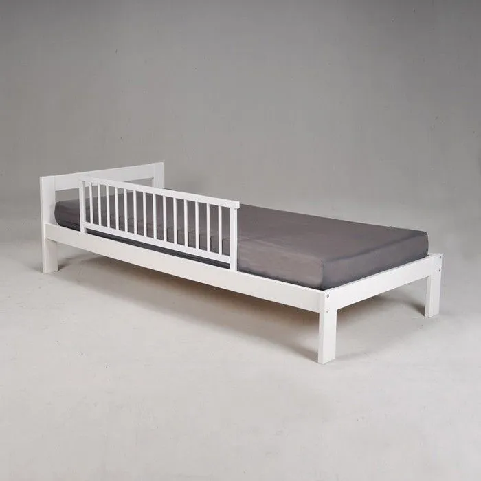 Barrière de Lit Pliante - WEBER INDUSTRIES - Hêtre Massif Laqué Blanc - Bébé - Mixte-2