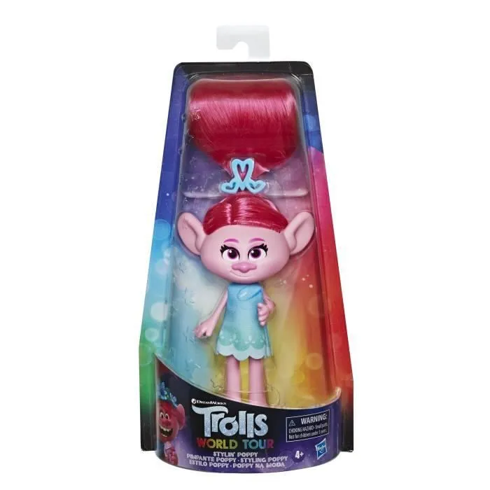 Les Trolls 2 Tournée Mondiale de DreamWorks - Poupee Poppy Mode-1