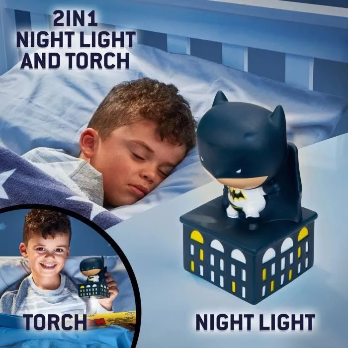 BATMAN Veilleuse et lampe torche GoGlow Buddy-2
