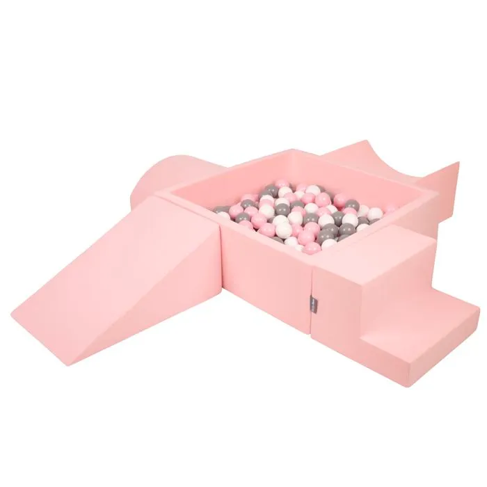 KiddyMoon Aire De Jeux Avec Piscine À Balles rose 641-0