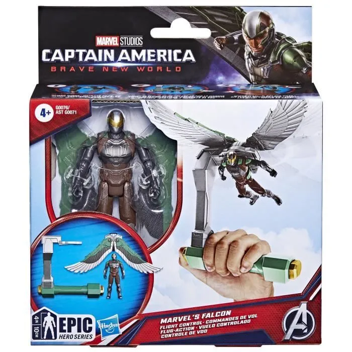 Figurine Falcon Commandes de vol, Marvel Epic Hero Series Captain America: Brave New World, dès 4 ans-7
