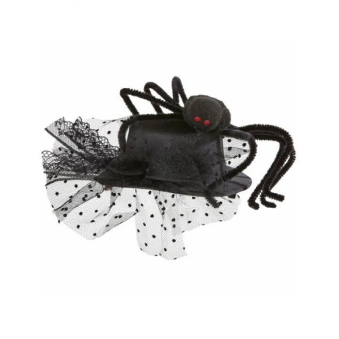 Mini chapeau araignée horreur-0