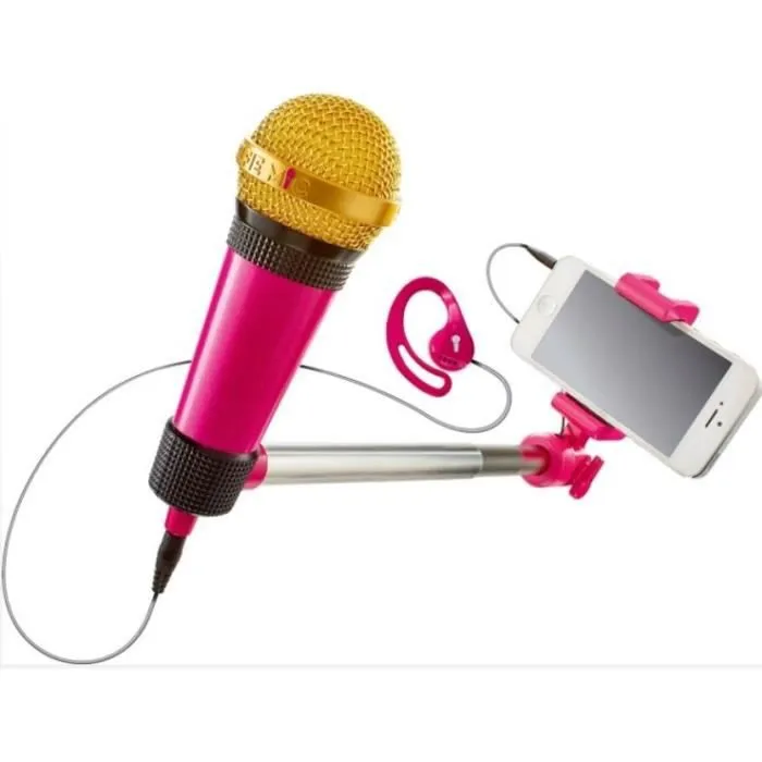 Jouet - IMC TOYS - Selfie Mic Rose - Karaoké avec effets spéciaux - Fille - A partir de 6 ans-0
