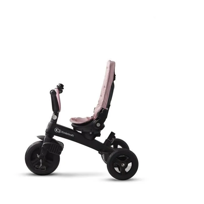Tricycle KINDERKRAFT EASYTWIST Rose - 3 roues - Léger - Evolutif - Durable-5