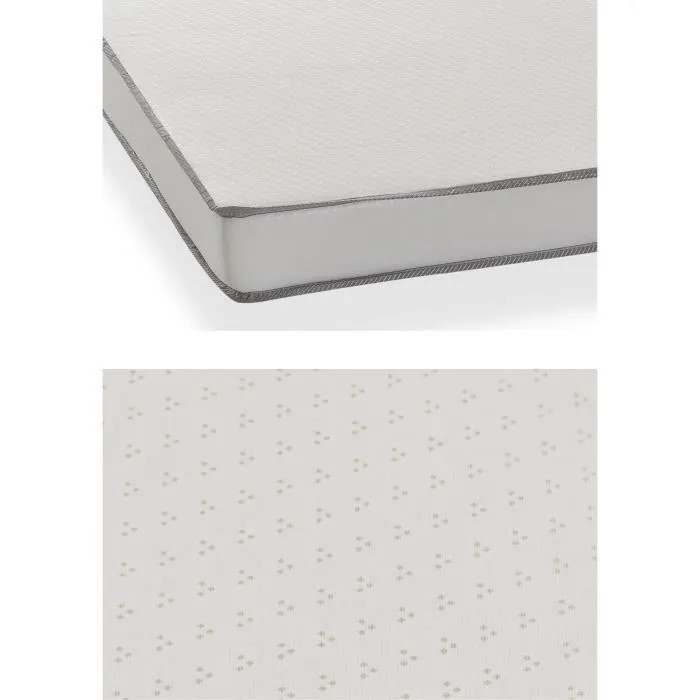Matelas mousse 90 x 190 cm - DEKO DREAM Huopa - Mousse - Confort ferme - 10 cm - Fabrication européenne-3