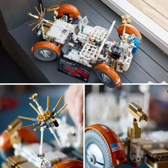 LEGO® Technic 42182 Véhicule d’Exploration Lunaire NASA Apollo - LRV Rover Spatial Adultes-3