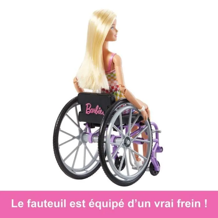 Barbie®-Poupée avec fauteuil roulant-Barbie® Fashionistas HJT13-4