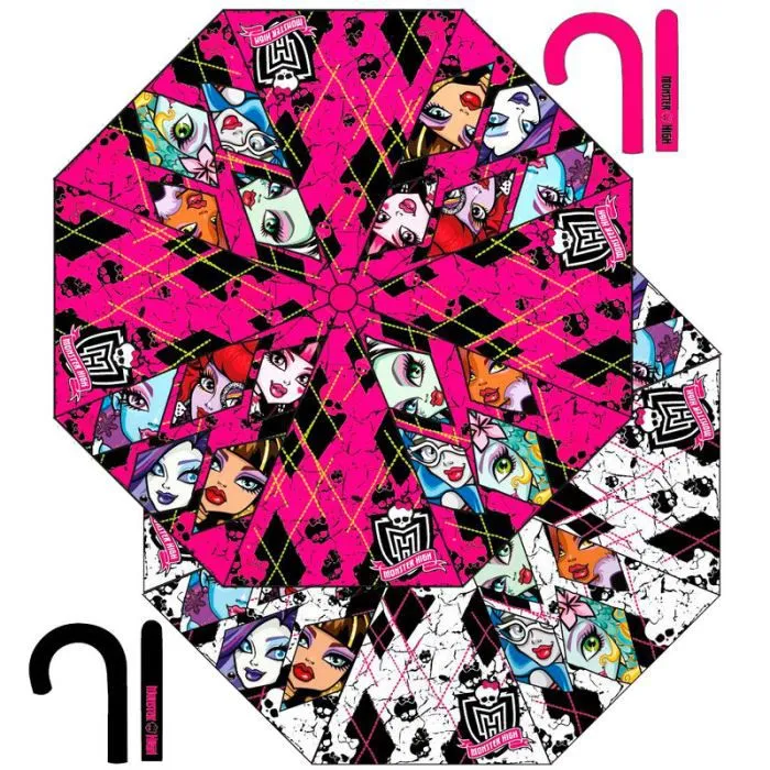 MONSTER HIGH - Parapluie 48 cm blanc 26135-0