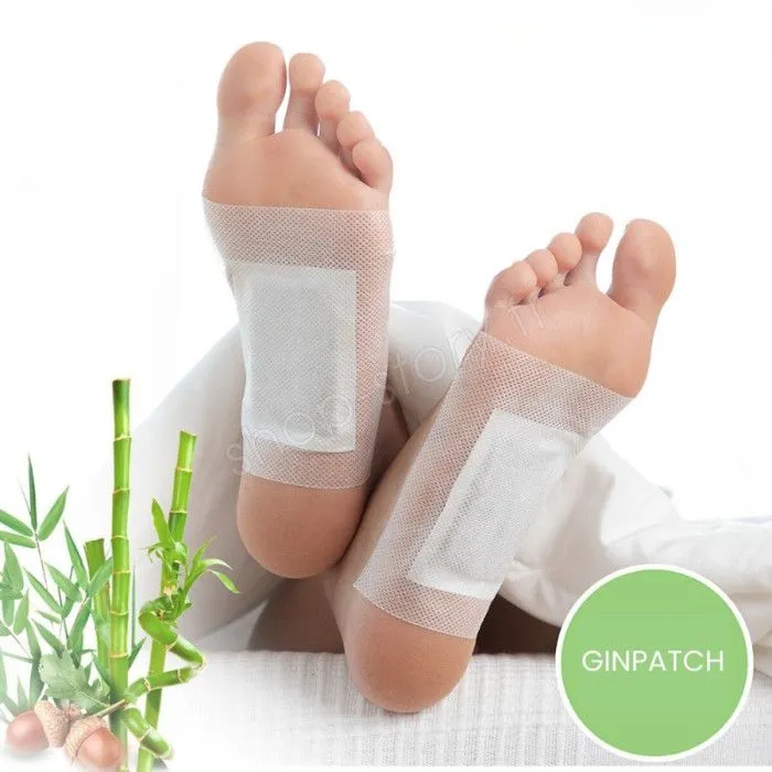 SHOP-STORY - GINPATCH : Pack de 10 Patchs Plantaires Détoxifiants et Vivifiants au Gingembre et Bambou-1