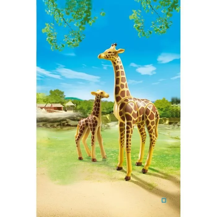 PLAYMOBIL - City Life Le Zoo - Girafe et Girafon - Mixte - A partir de 4 ans-2