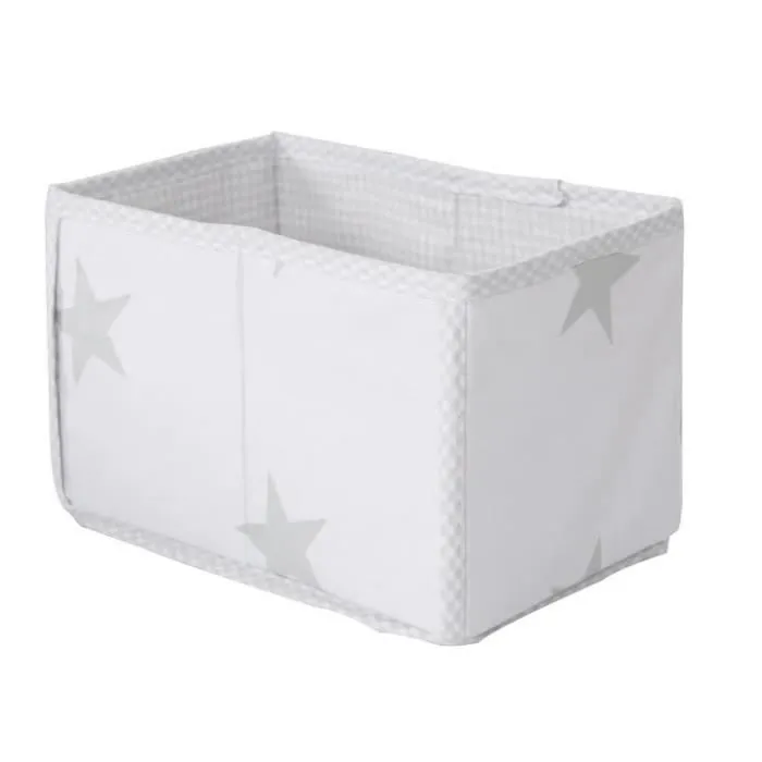 Set de rangement pour couches et lingettes - ROBA - Little Stars - Gris - Mixte - 23x13x8cm - 20x12x13,5cm-1