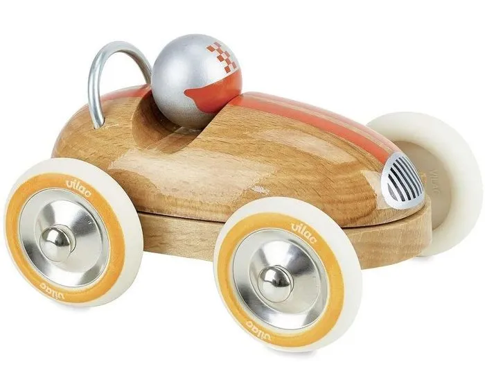 Vilac - Roadster vintage bois naturel-0