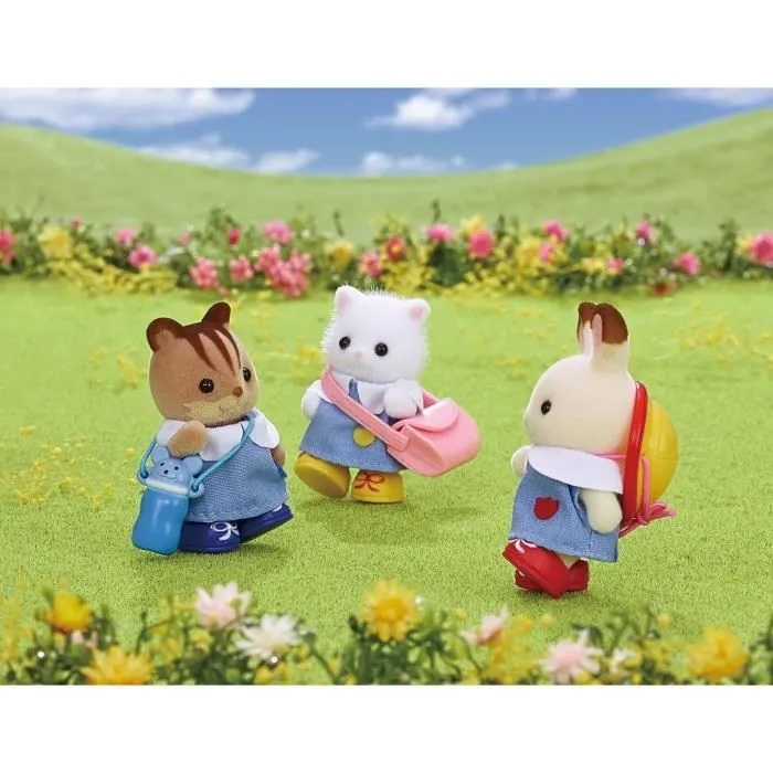 SYLVANIAN FAMILIES 5262 Les 3 Amies De La Crèche - La crèche, l'école-0