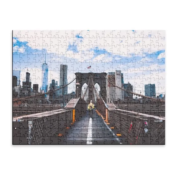 Puzzle Classique - FABULOUS - Pompier Traverse le Pont de Brooklin - 280 Pièces - Intérieur - Adulte-1