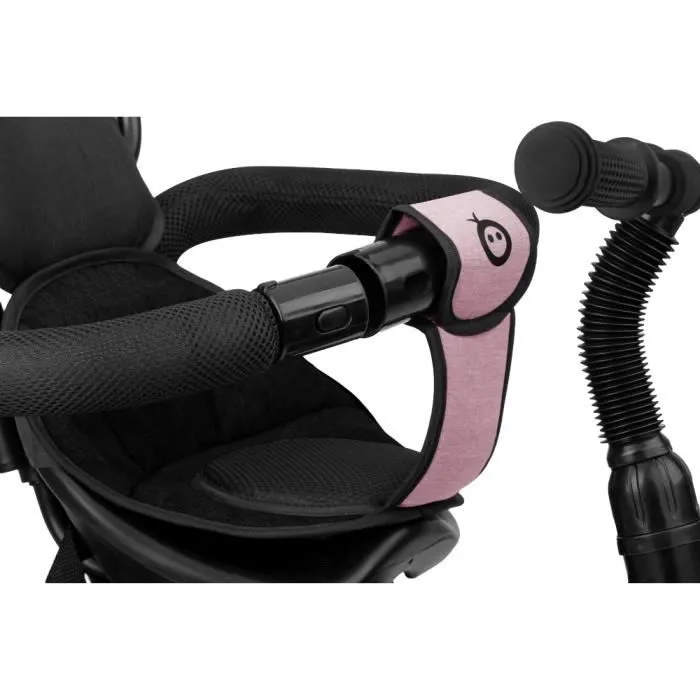 MoMi IRIS - 5en1 - Tricycle Evolutif Bebe - Draisienne Pour Enfants - jusqu'à 5 ans - Rose-2