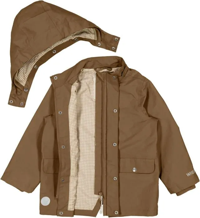 Habillage pluie Wheat - 7249h-996R - Carlo Technical Veste de Pluie d'exterieur pour garcon 100% etanche, Marron dore-3
