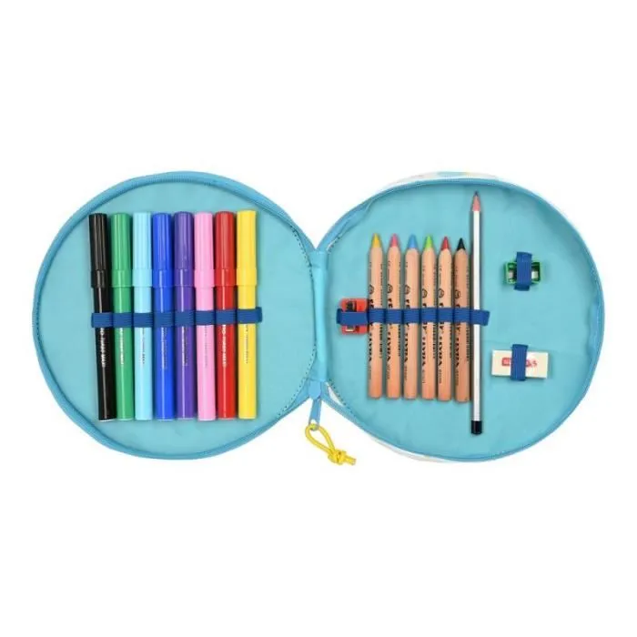 Pochette crayons CoComelon Bleu Blanc (18 Pièces)-2