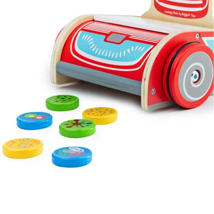 Aspirateur jouet en bois - BIGJIGS - Jouets par univers - Jeux d'imitation-2