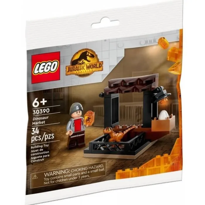 LEGO JURASSIC WORLD 30390 DINOSAUR MARKET POLYBAG-0