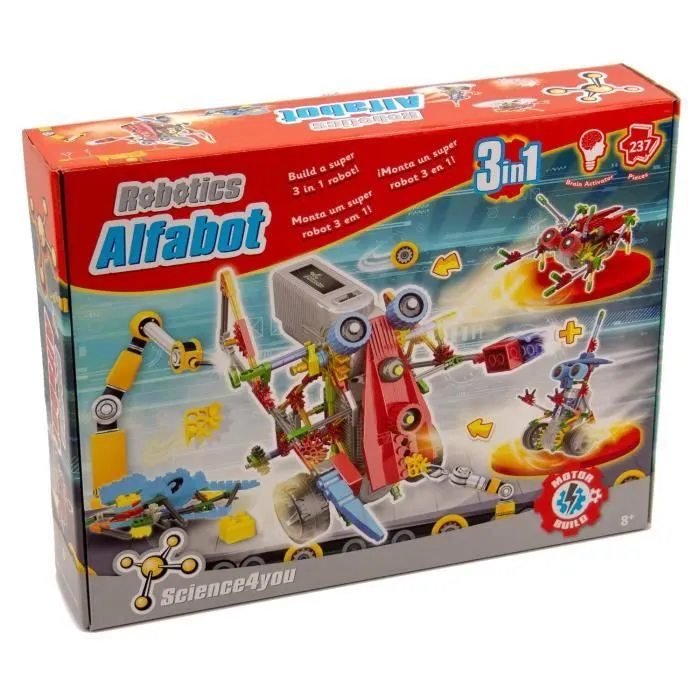 Science4you Robotics alfabot 3 en 1 Jouet scientifique et éducatif Stem () - 605176-0