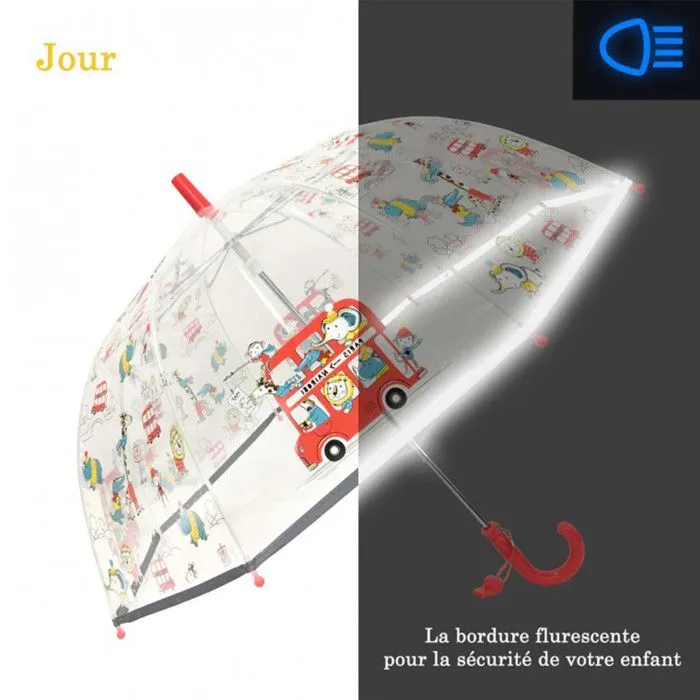 Parapluie enfant transparent Animaux-1