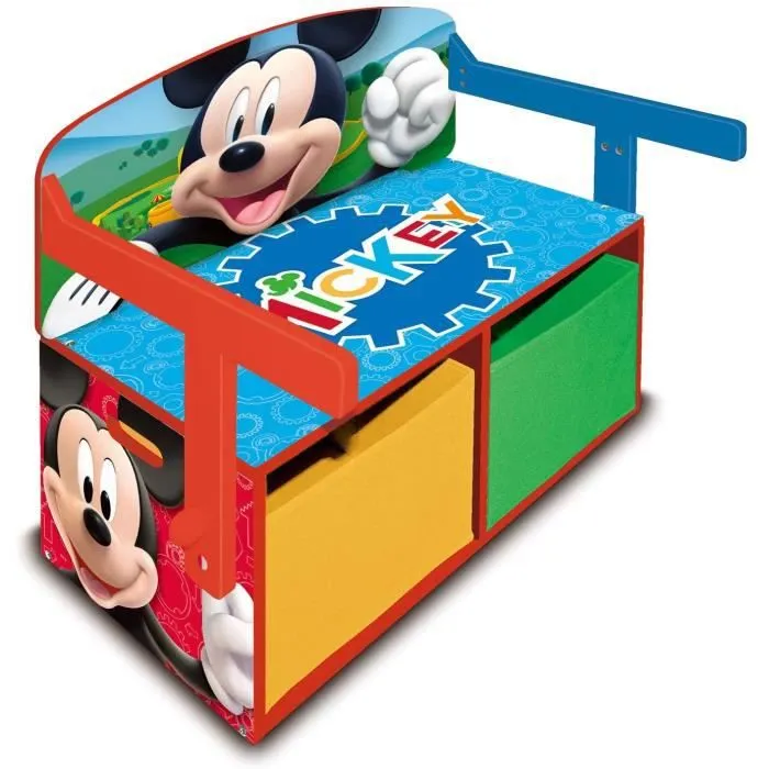 Banc à jouet - Bureau - Bacs de rangements MICKEY-0