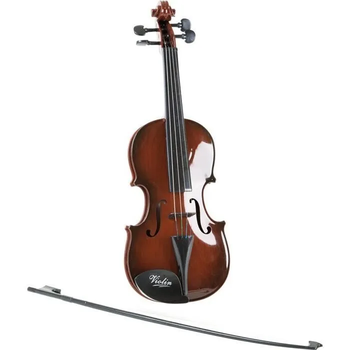 Violon pour enfant - HANDELSHAUS LEGLER - Small foot 7027 - Matière plastique aspect bois - Archet noir-0