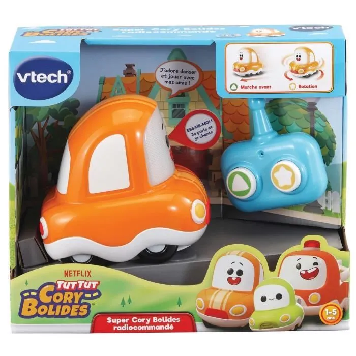 Bolide radiocommandé - VTECH - Super Cory Bolides Radiocommandé - Enfant - Orange et bleu-1