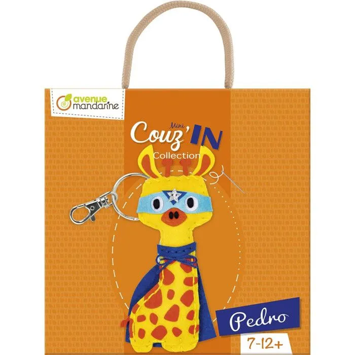 Kit de couture - AVENUE MANDARINE - Mini Couz'In - 21 pièces - 17 cm - Instructions incluses-1