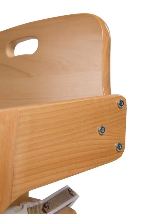 Chaise haute évolutive en bois massif - ROBA - Kid Up - Poids jusqu'à 15 kg - Mixte - Marron - Bois naturel-4