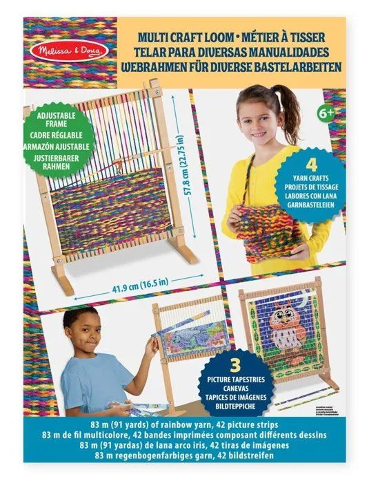Melissa & Doug - Métier à tisser en bois-2