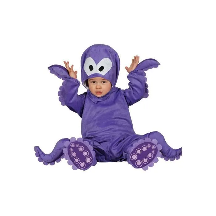 Déguisement bébé Poulpe - ALPEXE - 6 mois - Polyester - Intérieur-0